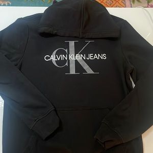 Mens XS black hoodie Calvin Klein